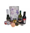 Lata con abre fácil con productos gourmet para regalo mujer