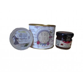 Lata con Crema de queso de cabra y mermelada 2