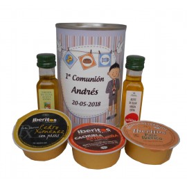 Lata con abre fácil con aceite Virgen extra, Aceite de Oliva Ecológica y paté surtido 2