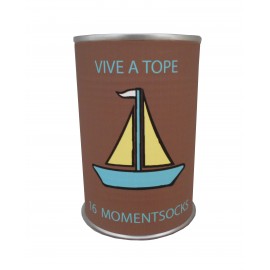 Calcetín velero con frase 2