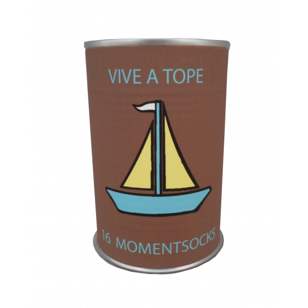 Calcetín velero con frase