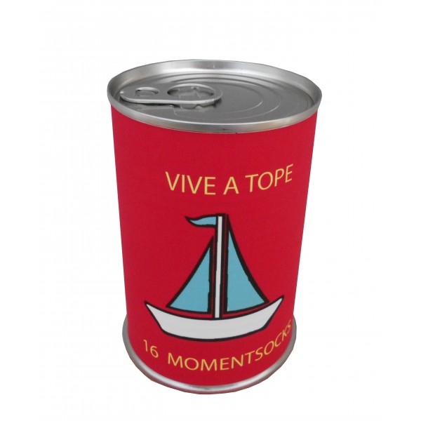 Calcetín barco con frase