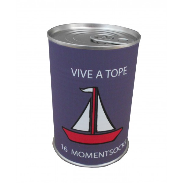 Calcetín con la frase VIVE A TOPE