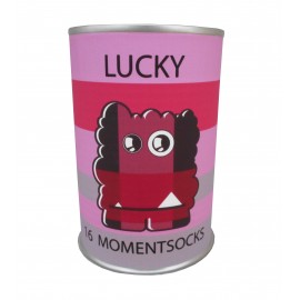 Calcetín con la frase LUCKY 2