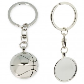 Llavero baloncesto con espejo en lata 2