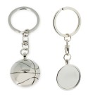 Llavero baloncesto con espejo en lata