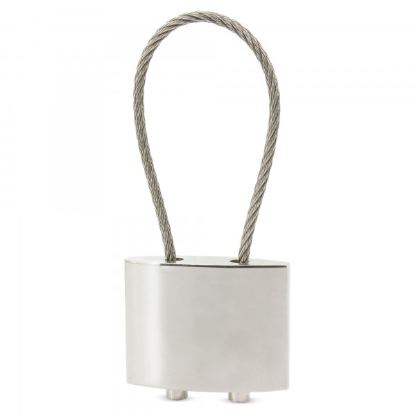 Llavero candado en lata