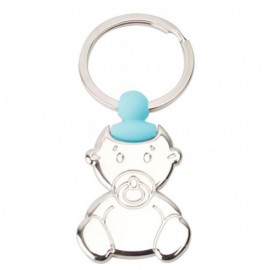 Llavero con chupete niño en lata 2
