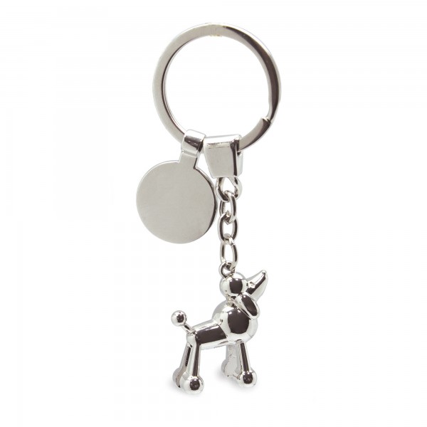 Llavero perro en lata