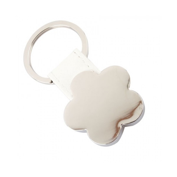 Llavero flor en lata