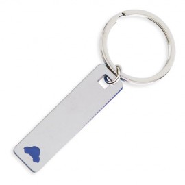 Llavero alargado con silueta coche en lata 2