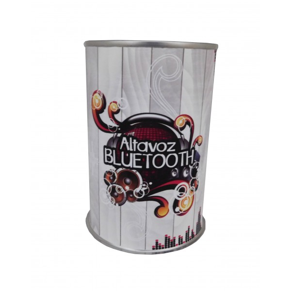 Altavoz Bluetooth Rutor en lata