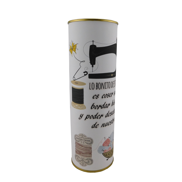 Abanico frase en lata
