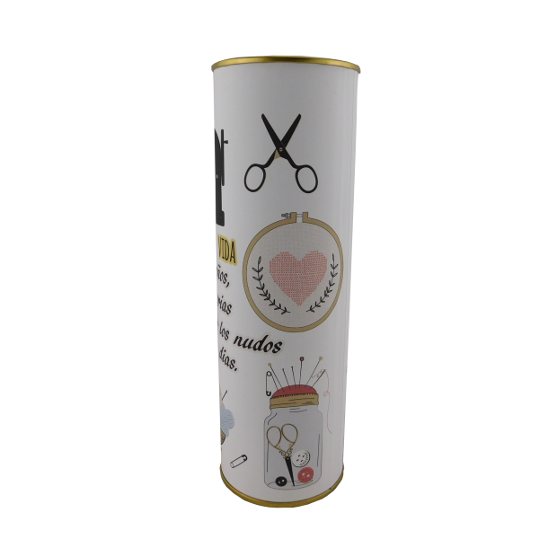 Abanico frase en lata