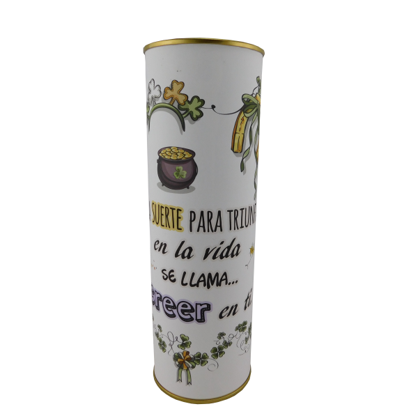 Abanico frase "La suerte para triunfar en la vida  se llama….creer en tí"