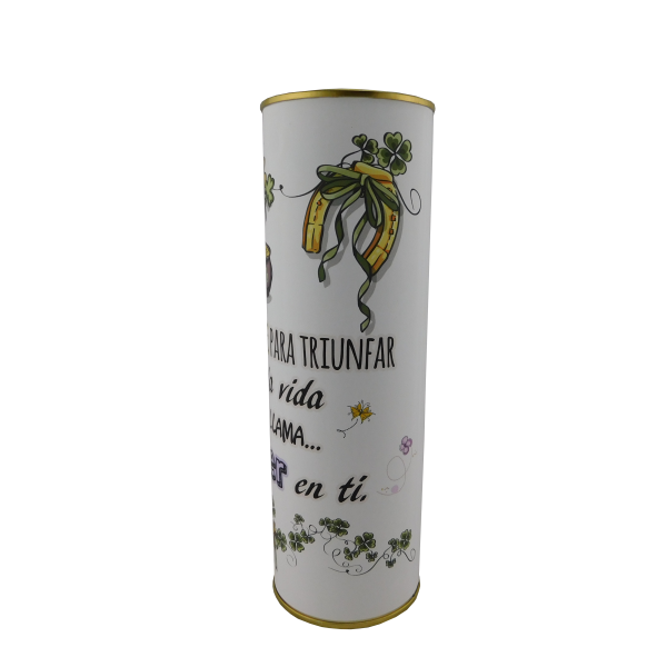 Abanico frase "La suerte para triunfar en la vida  se llama….creer en tí"