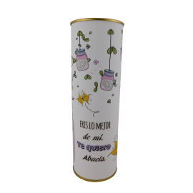Abanico regalo con la frase "Eres lo mejor de mí, Te quiero abuela" 2