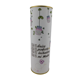 Abanico regalo con la frase "ELLA ES única, ELLA ES perfecta, ELLA ES luchadora, ELLA ES mi Madre..Te quiero" 2
