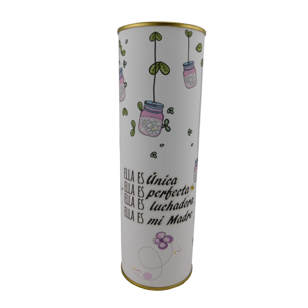 Abanico regalo con la frase "ELLA ES única, ELLA ES perfecta, ELLA ES luchadora, ELLA ES mi Madre..Te quiero"