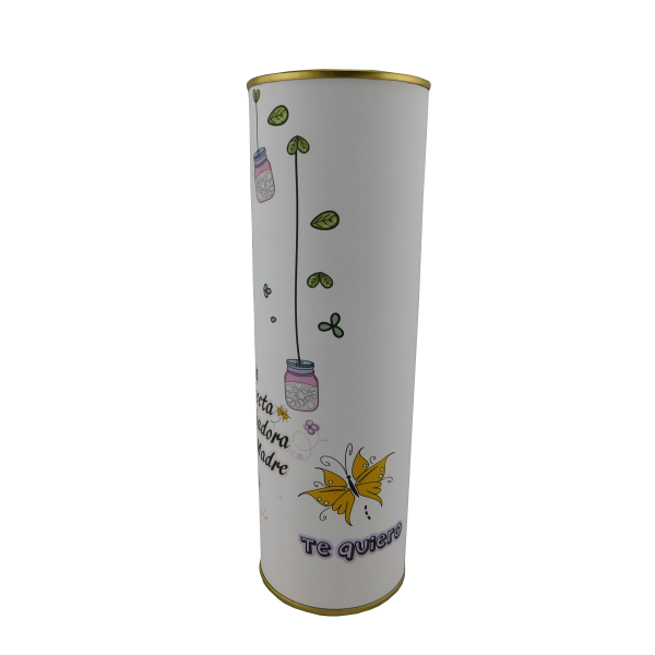 Abanico regalo con la frase "ELLA ES única, ELLA ES perfecta, ELLA ES luchadora, ELLA ES mi Madre..Te quiero"