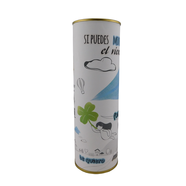 Abanico regalo con la frase "SI PUEDES MOVER el viento….PUEDES MOVER MONTAÑAS…te quiero mamá"