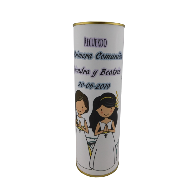 Abanico Comunión niñas modelo 728 en lata