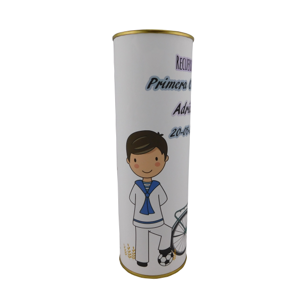 Abanico Comunión niño modelo 736 en lata