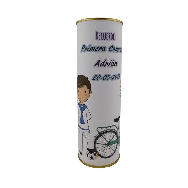 Abanico Comunión niño modelo 736 en lata