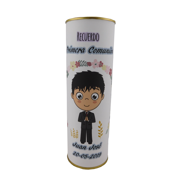Abanico Comunión niño modelo 739 en lata