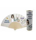Abanico Comunión niña modelo 744 en lata