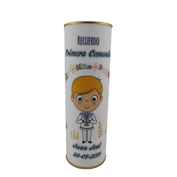 Abanico Comunión niño modelo 749 en lata