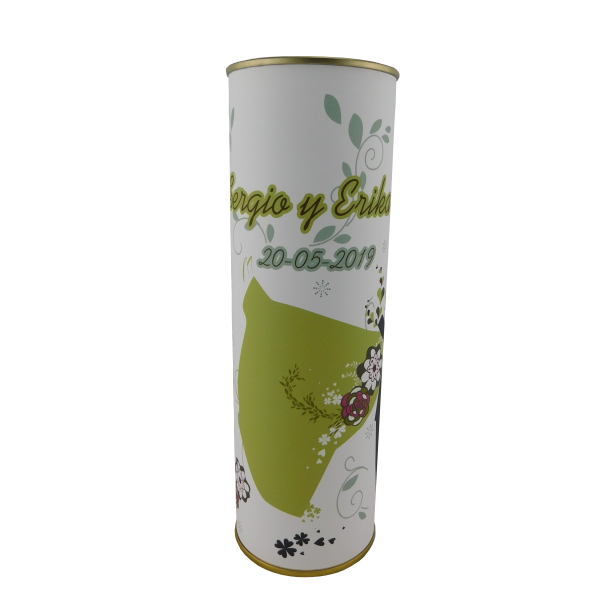 Abanico Boda baile en lata