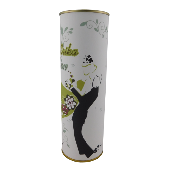 Abanico Boda baile en lata