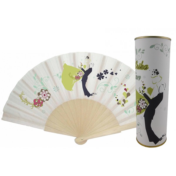 Abanico Boda baile en lata