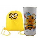 Mochila infantil abeja en lata