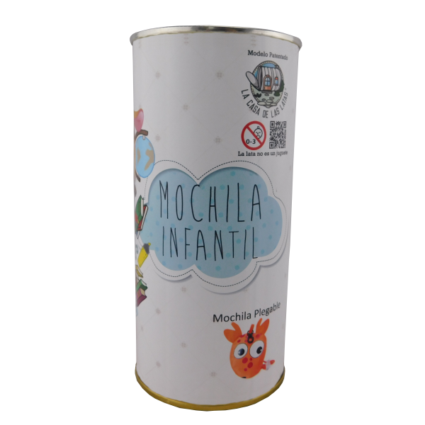 Mochila infantil Jirafa en lata