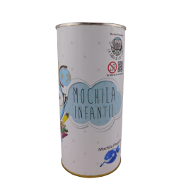 Mochila ballena en lata 2