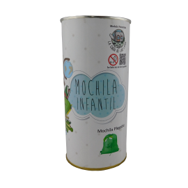 Mochila infantil rana en lata 2