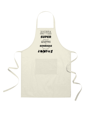 Delantal Personalizado "Ahorra"