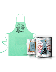 Delantal Personalizado "No hay Amor mas sincero....."