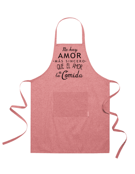 Delantal Personalizado "No hay Amor mas sincero....."
