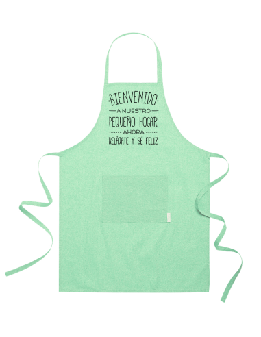 Delantal Personalizado "Bienvenido"