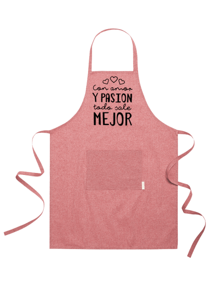 Delantal Personalizado "Con Amor y Pasión..."