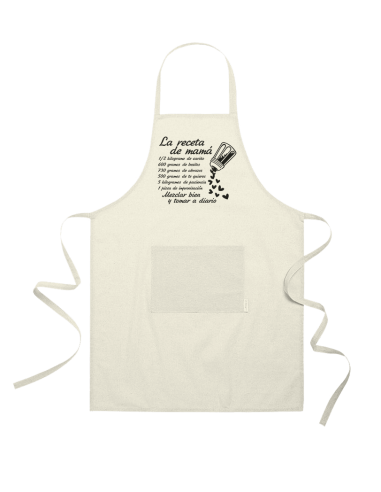 Delantal Personalizado "La Receta de Mama"