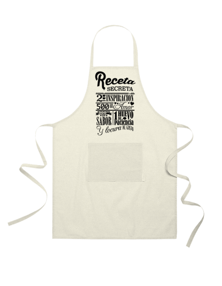 Delantal Personalizado "Receta Secreta"