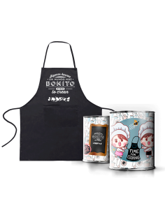 Delantal Negro Personalizado "Algunos Buscan un Mundo..."