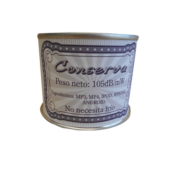 Auricular Policía Nacional chico en lata