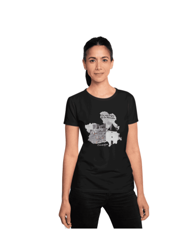 CAMISETA CASTILLA LA MANCHA MAPA FOTOGRAFIA