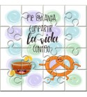 Puzzle con la frase "Me encanta compartir la vida contigo" en lata