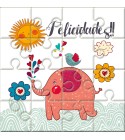 Puzzle cumpleaños elefante en lata